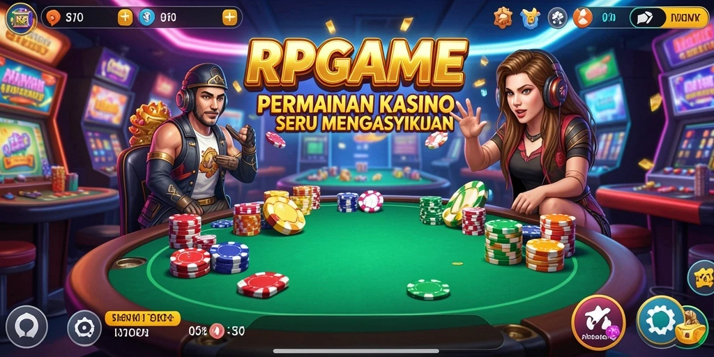 Tampilan gameplay RPGAME yang seru dan menarik dalam permainan Kasino.