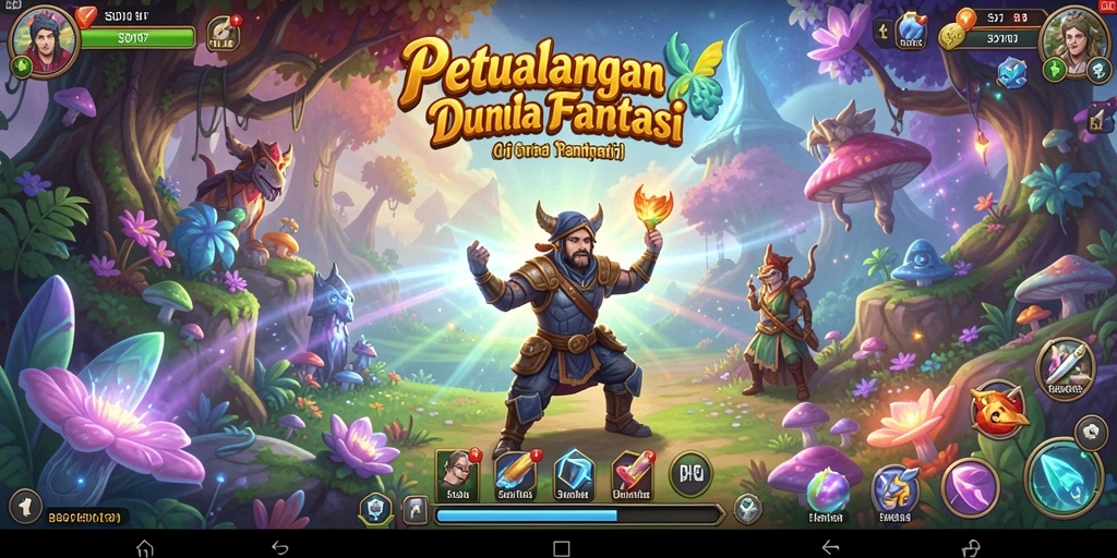 Screenshot gameplay SD107 menampilkan petualangan seru dengan grafis yang memukau.
