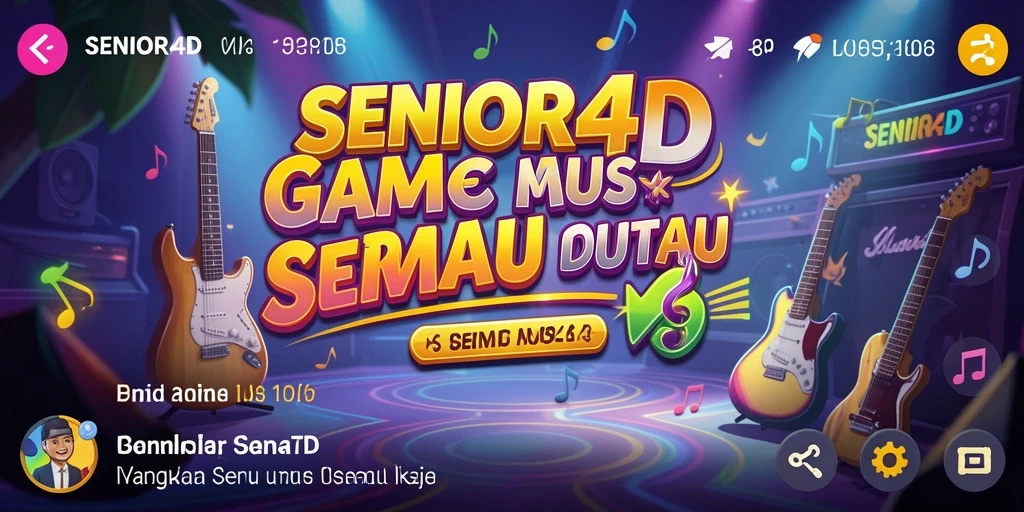 Screenshot utama SENIOR4D menampilkan gameplay yang menyenangkan dan interaktif.