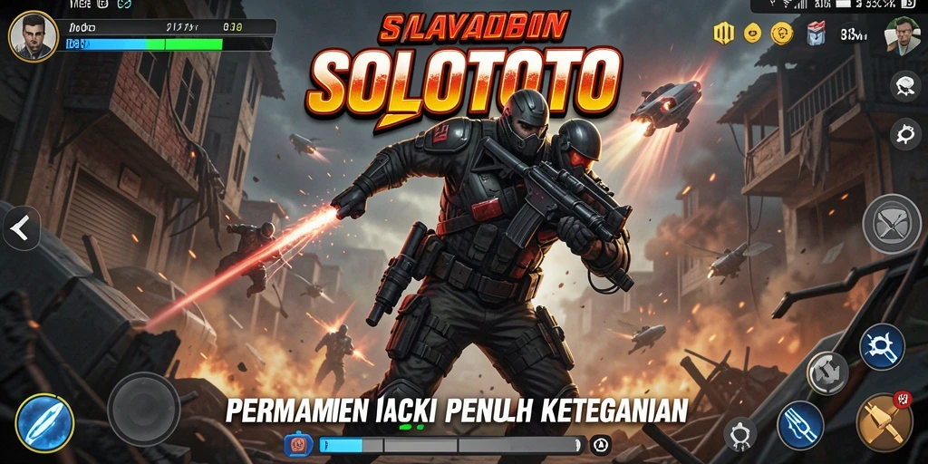 Tampilan gameplay seru dan penuh aksi di SOLOTOTO.
